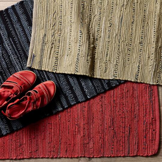 DII® Multi Brown Rag Rug